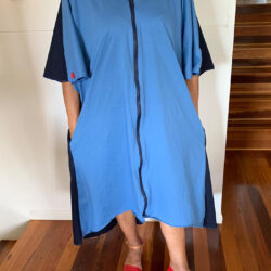 Medium Blue and Navy Blue